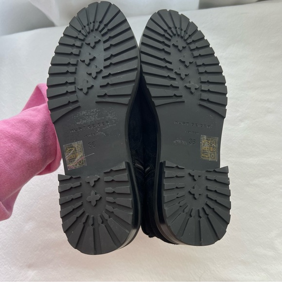 Kurt Geiger London Women’s Sutton Bow Suede Combat Boot Size 5.5 New - Picture 7 of 12